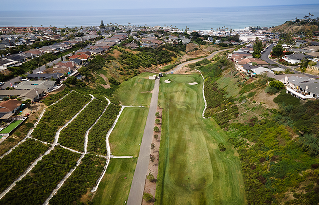 golf course view