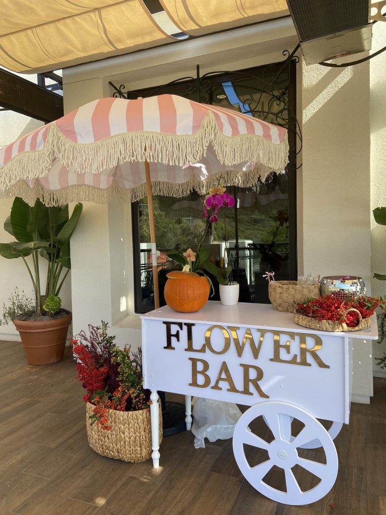 Baby Shower Pumpkin Floral