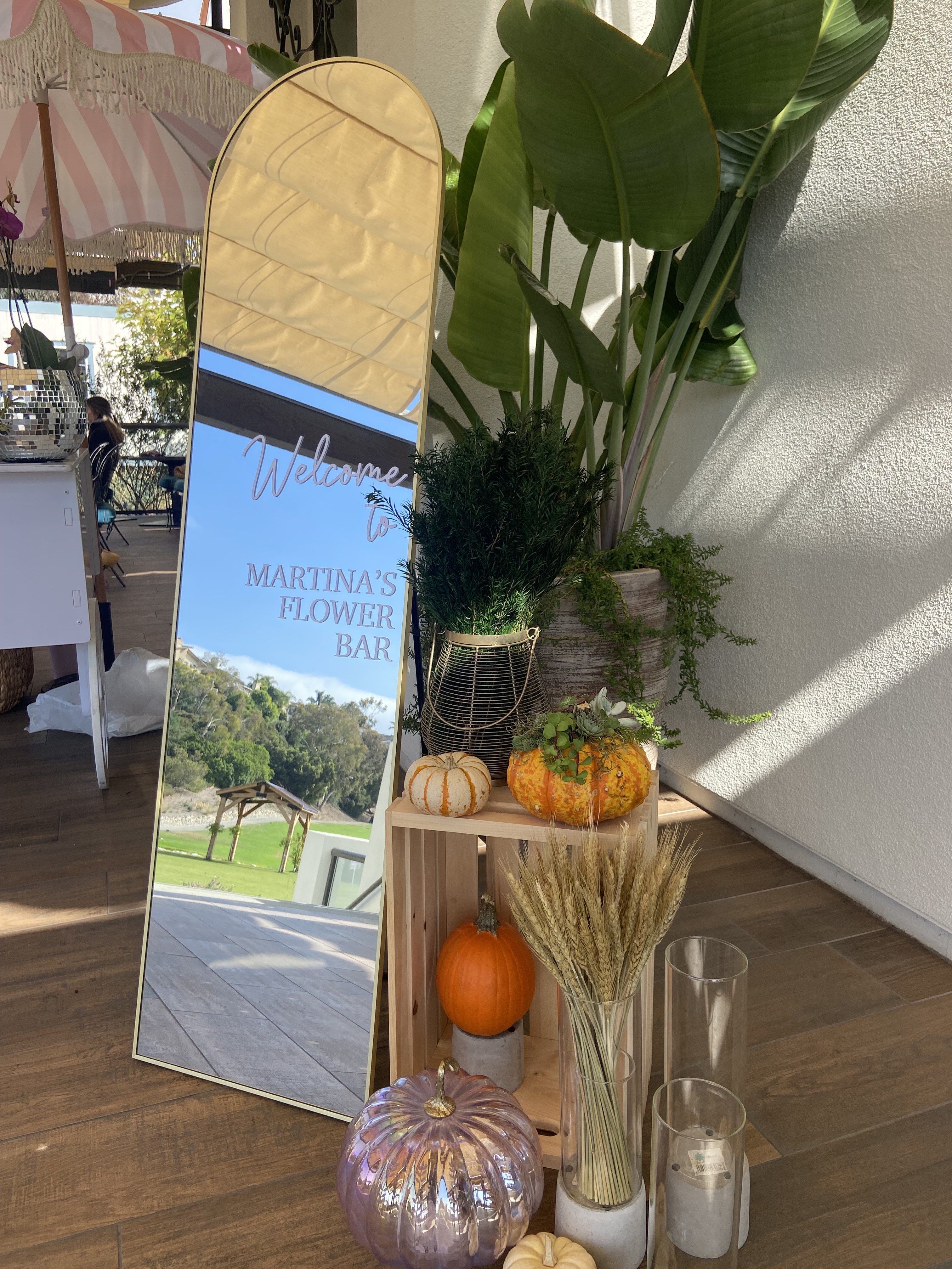 Baby Shower Pumpkin Floral