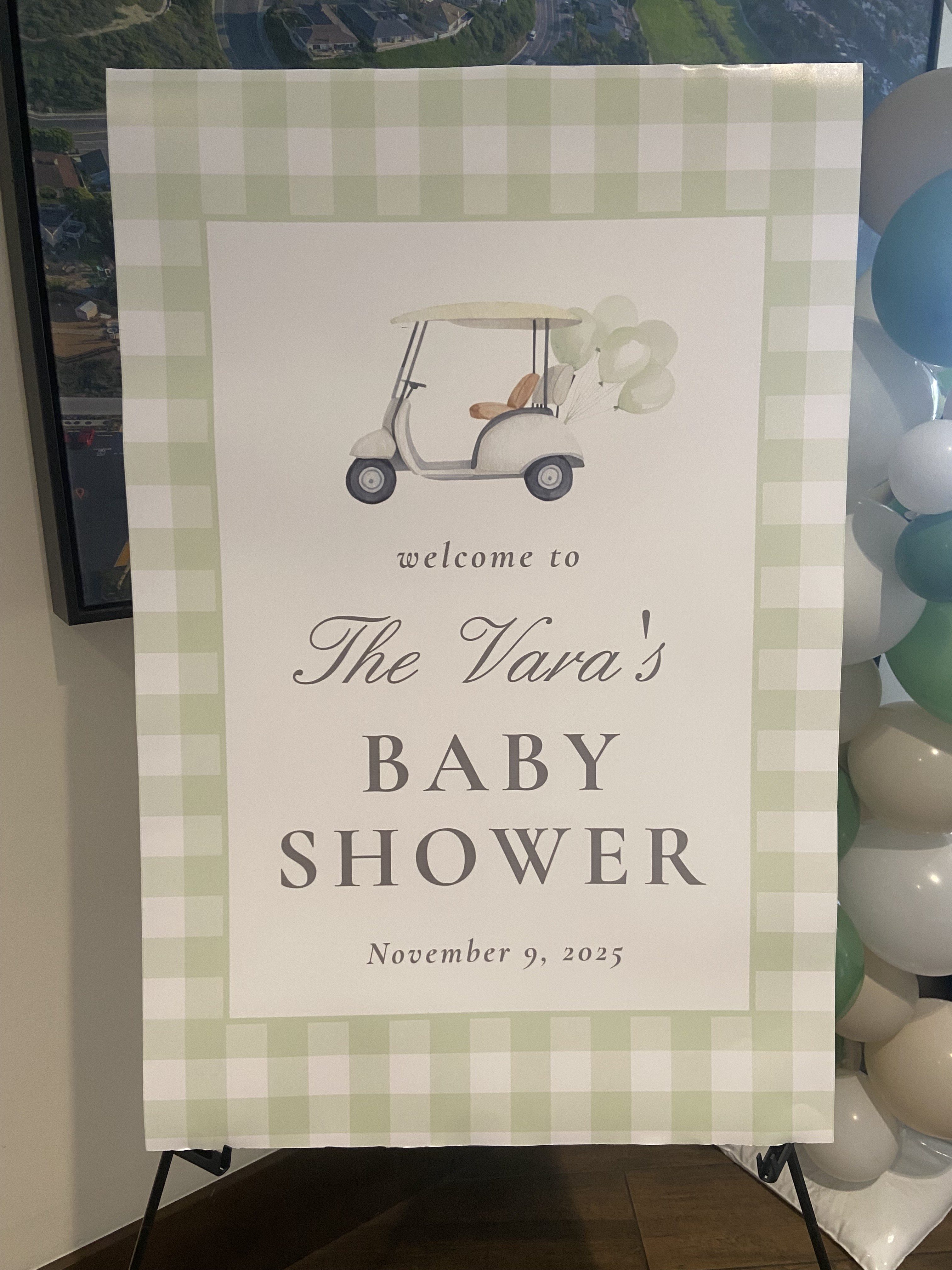 Baby Shower Pumpkin Floral