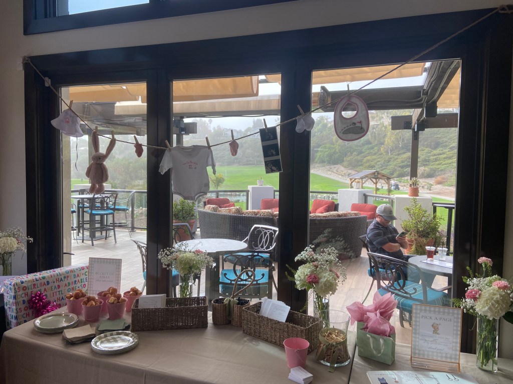 Baby Shower Pumpkin Floral