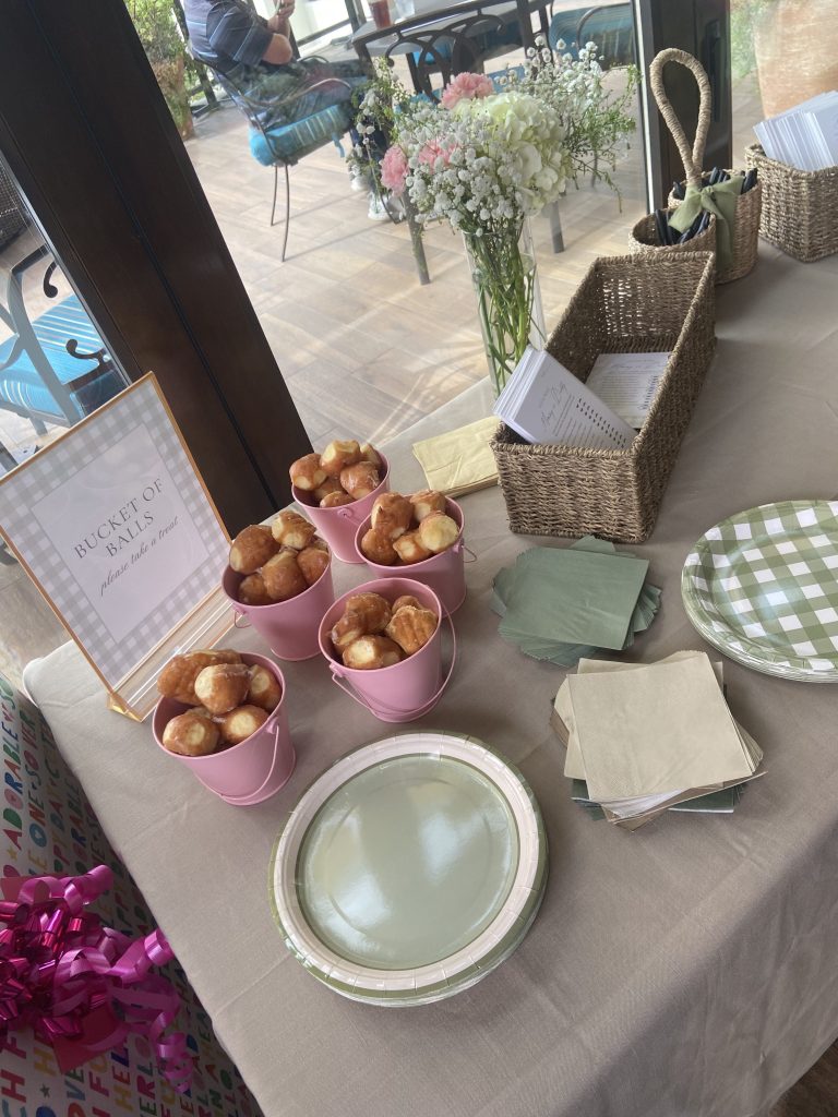 Baby Shower Pumpkin Floral