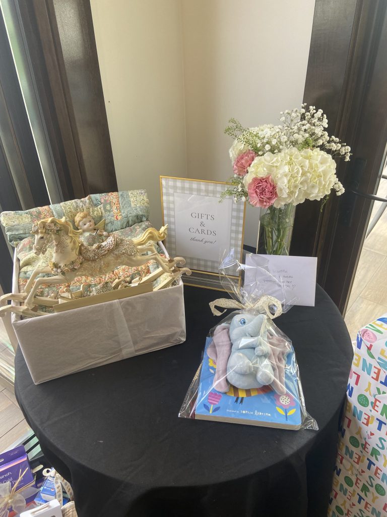 Baby Shower Pumpkin Floral