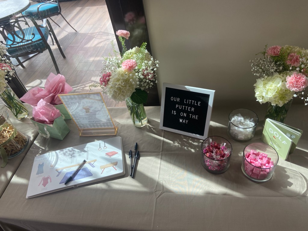 Baby Shower Pumpkin Floral